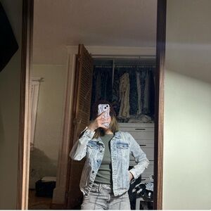 Stradivarius Light Blue Jean Jacket